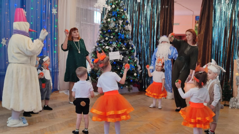 В гостях у Снеговика.
