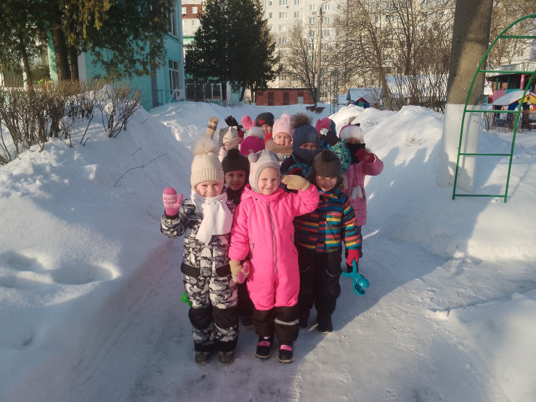 Снежная прогулка.