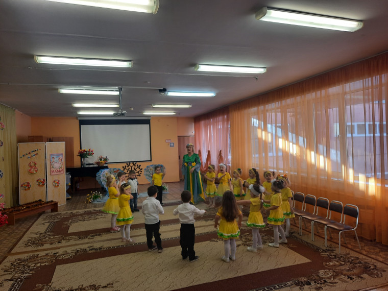 Утренник, посвященный празднованию 8 марта «Поздравление для мамы».